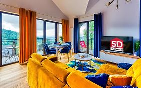 Apartament Penthaus Dwupoziomowy z Klimatyzacją i 2 Łazienkami - 5D Apartamenty